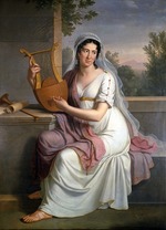 Schmidt, Johann Heinrich - Portrait of the opera singer Isabella Angela Colbran (1785-1845) 