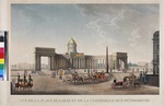 Dubourg, Matthew - View of the Kazan Square and the Kazan Cathedral in St. Petersburg