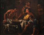 Ricci, Sebastiano - Satyr and peasant family