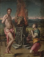 Bronzino, Agnolo - Pygmalion and Galatea