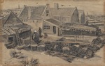 Gogh, Vincent, van - Dab-drying barn in Scheveningen