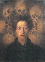 Russolo, Luigi - Self-portrait with skulls (Autoritratto con teschi)