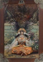 Clairin, Georges - Portrait of the actress Sarah Bernhardt (1844-1923)