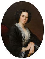Yakovlev, Gavriil - Portrait of Yelizaveta Dmitrievna Baryatinskaya, née Orbeliani (1833-1899)
