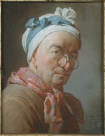 Chardin, Jean-Baptiste Siméon - Self-portrait with spectacles