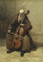 Corot, Jean-Baptiste Camille - Monk with a Cello