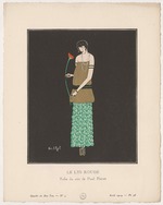 Poiret, Paul - Le Lys rouge. From Gazette du Bon Ton