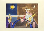 Kandinsky, Wassily Vasilyevich - Picture XVI. The Great Gate of Kiev. Stage design for Pictures at an Exhibition by Modest Mussorgsky