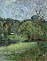 Gauguin, Paul Eugéne Henri - Le Moulin de la Reine dans le parc Østervold (The Queen's Mill, Østervold Park)