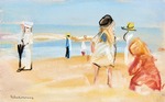 Liebermann, Max - Figures on the beach