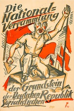 Pechstein, Hermann Max - The National Assembly. Election poster