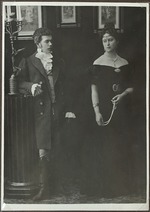 Anonymous - Emperor Nicholas II (1868-1918) and Grand Duchess Elizabeth Fyodorovna (1864-1918) in the amateur performance Eugene Onegin