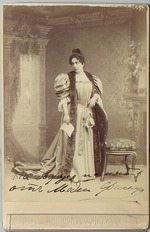 Anonymous - Medea Figner ( (1859-1952) as Tatiana in opera Eugene Onegin by P. Tchaikovsky