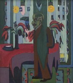 Kirchner, Ernst Ludwig - Max Liebermann in his studio