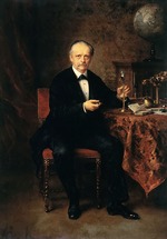 Knaus, Ludwig - Portrait of Hermann Ludwig Ferdinand von Helmholtz (1821-1894)