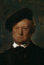 Lenbach, Franz, von - Portrait of Richard Wagner (1813-1883)