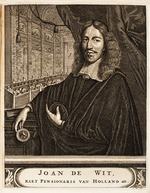 Anonymous - Portrait of Johan de Witt (1625-1672) (From: Schauplatz des Krieges)