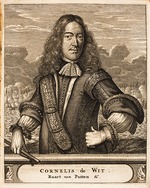 Anonymous - Portrait of Cornelis de Witt (1623-1672) (From: Schauplatz des Krieges)