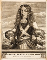 Anonymous - Portrait of Henry Casimir II (1657-1696), Prince of Nassau-Dietz (From: Schauplatz des Krieges)