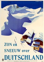 Wunschheim, Erich von - Sun and Snow in Germany (Austrian Advertising Poster)