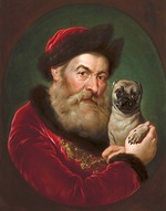 Ceruti, Giacomo Antonio - Old man with a Pug