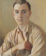 Somov, Konstantin Andreyevich - Portrait of Boris Snezhkovsky