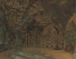 Korovin, Konstantin Alexeyevich - Stage design for the opera The Demon by A. Rubinstein