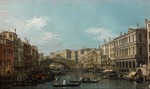 Canaletto - The Grand Canal with the Rialto Bridge from the South 