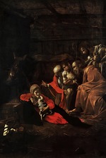 Caravaggio, Michelangelo - The Adoration of the Shepherds