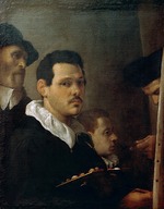 Carracci, Annibale - Self-Portrait with Other Figures