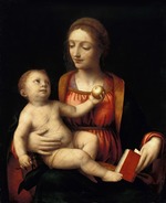 Luini, Bernardino - The Madonna and child holding an Apple