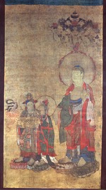 Anonymous - Greeting the Righteous Man on the Way to the Pure Land of Amitabha (Thangka)