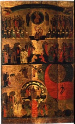 Russian icon - The Last Judgment