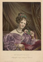 Vigneron, Pierre Roch - Portrait of the ballet dancer Madame Montessu