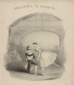 Anonymous - Carlotta Grisi and Lucien Petipa in the ballet La favorite by Donizetti 