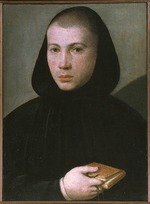 Caroto, Giovan Francesco - Portrait of a young Benedictine monk