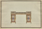 Percier, Charles - Design of a desk