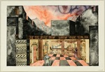 Müller, Traugott - Stage design for the Tragedy Die Nibelungen by Friedrich Hebbel