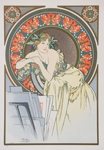 Mucha, Alfons Marie - La Femme aux Coquelicots 