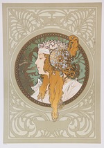 Mucha, Alfons Marie - Byzantine Heads: Blonde
