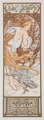 Mucha, Alfons Marie - Les Saisons. Printemps