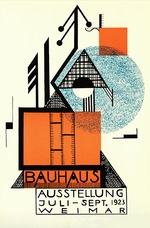Baschant, Rudolf - Bauhaus exhibition. Postcard