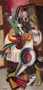 Beckmann, Max - Still Life with Gramophone and Irises
