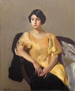 Sorolla y Bastida, Joaquín - Elena in a Yellow Robe