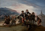 Goya, Francisco, de - Children Playing Soldiers (Niños jugando a soldados)