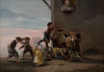 Goya, Francisco, de - Children fighting for chestnuts (Niños peleándose por castañas)