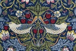 Morris, William - Strawberry Thief. Decorative fabric