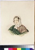 Hampeln, Carl, von - Portrait of Tatiana Petrovna Lvova (1789-1848), née Poltoratskaya