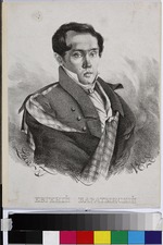 Hampeln, Carl, von - Portrait of the poet Yevgeny Abramovich Baratynsky (1800-1844)