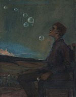 Beckmann, Max - Self-Portrait with Bubbles